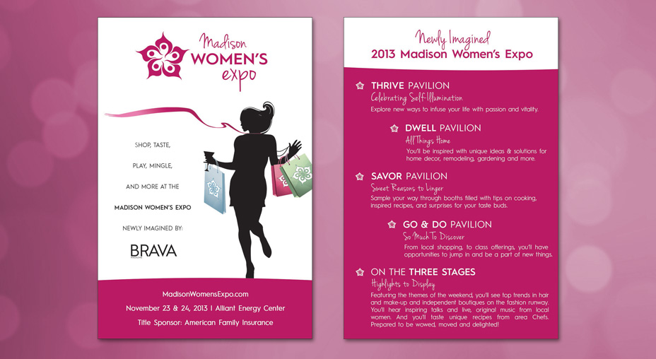 Madison Women's Expo Postcard - Brand Advertising